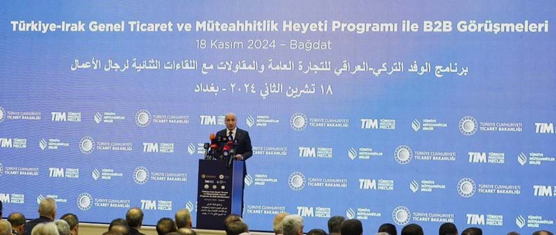 TİM Chairman Mustafa Gültepe: Targeting $18 Billion in Exports to Iraq