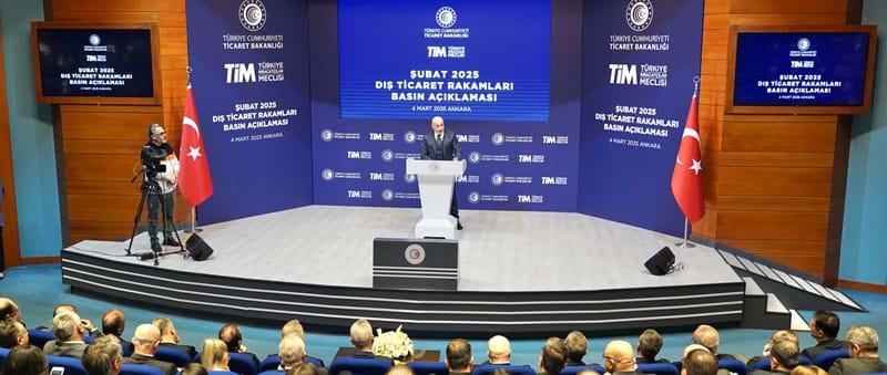 Türkiye's February Exports Reach $20.8 Billion