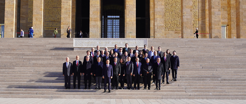 The Export Community Paid Tribute at Anıtkabir